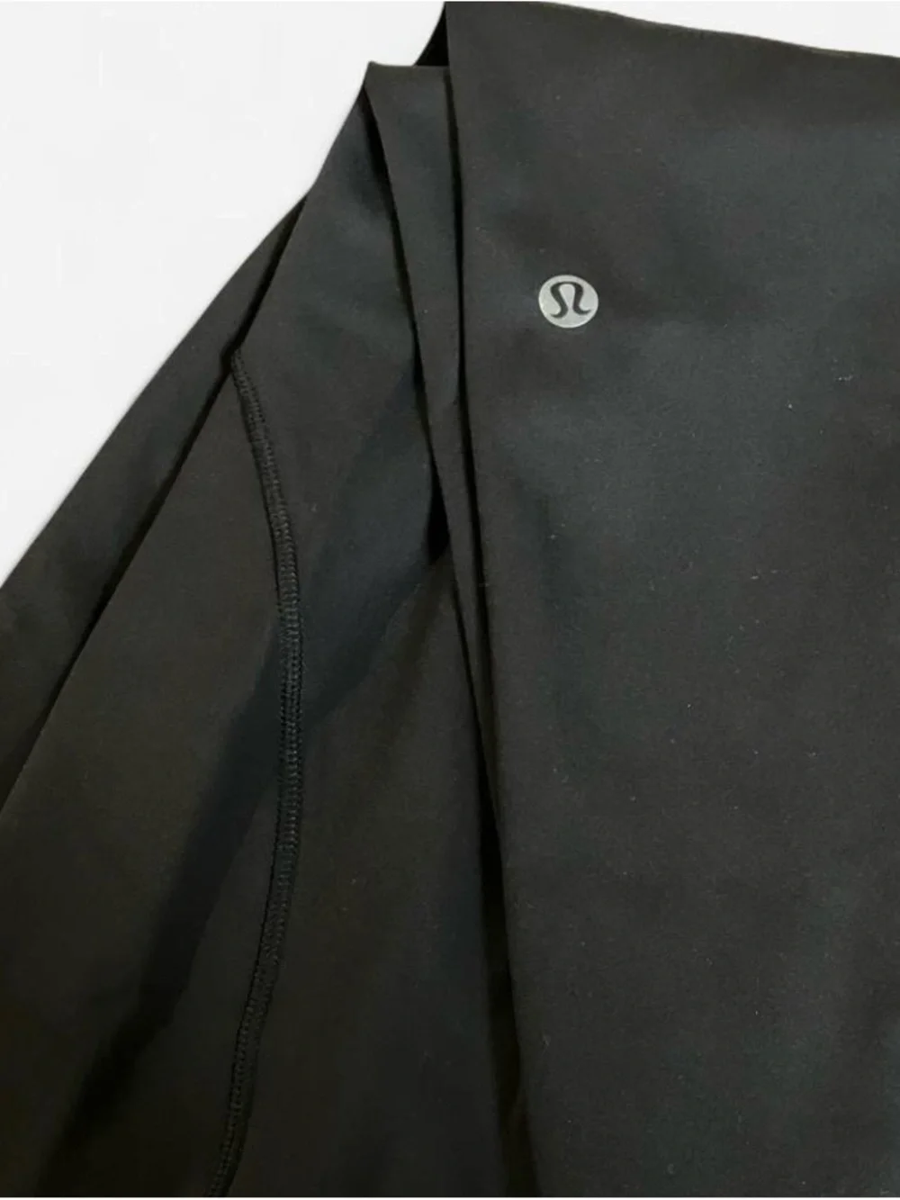Lululemon Black High Rise Running Leggings With Side Pockets Women’s Size 4